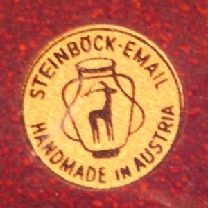 Steinbock Email Made in Austria Logo Sticker